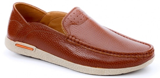 GIÀY LƯỜI NAM IS333 NÂU