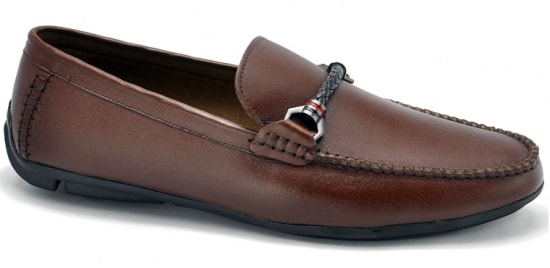 GIÀY LƯỜI NAM IS339 NÂU