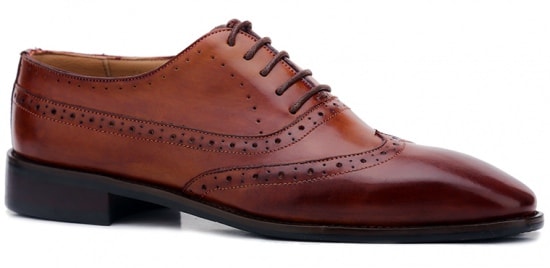 GIÀY CÔNG SỞ NAM CAO CẤP IS387 NÂU