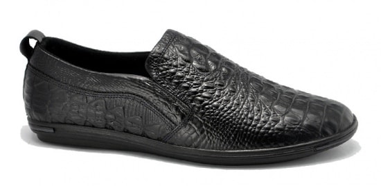 GIÀY LƯỜI DA BÒ IS411 ĐEN