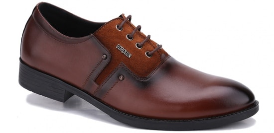 GIÀY DA CÔNG SỞ IS469 NÂU